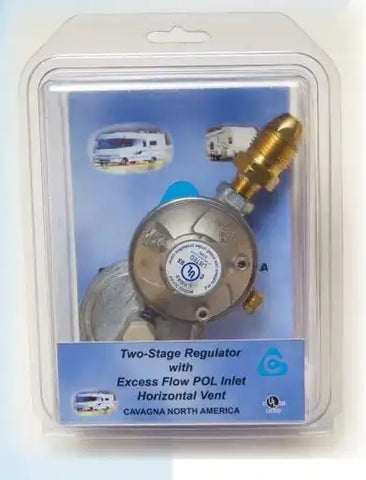 TWO-STAGE REGULATOR W/ EXCESS FLOW
