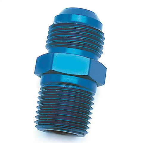 -6AN X3/8NPTF BLU ST FL TO PIPE ADP