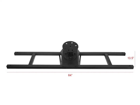 Armordillo 7180369 Spare Tire Carrier CR1 Series Truck Bed Mount 37 Inch Tire Bla