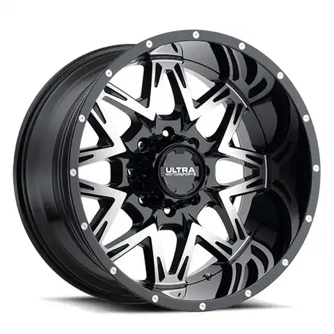 ULTRA 254-2287U44 CARIVORE GLOSS BLACK W/ DIAMOND CUT