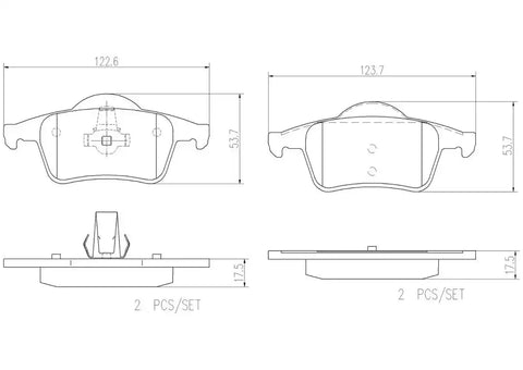 DISC BRAKE PAD SET