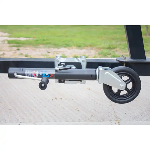 DUTTON 22210 1500 LB SWIVEL JACK 8' WHEEL BLACK