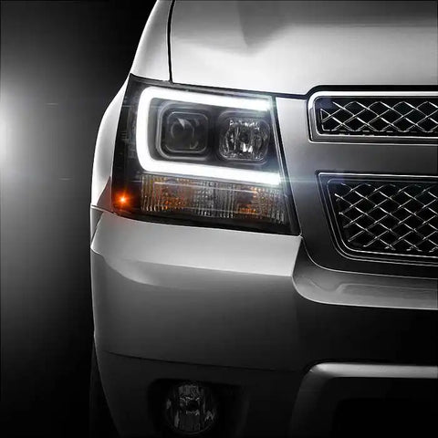 Spyder Automotive 5082565 Headlight Assembly Version 2 Halogen Bulb Projector Beam