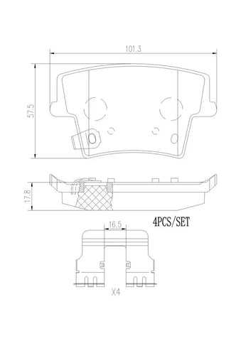 DISC BRAKE PAD SET