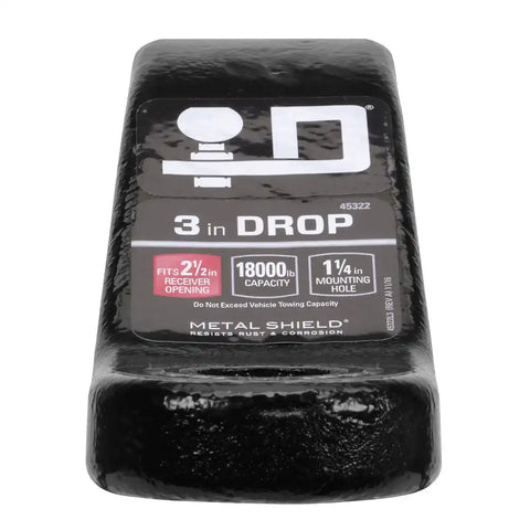 DRAW TITE 45322 BALL MOUNT  2-1/2' SQ. SOLID SHANK