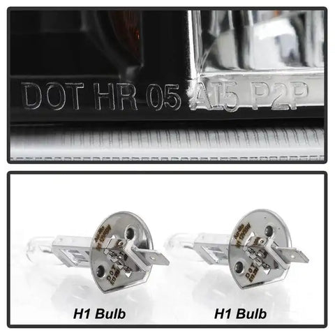 Spyder Automotive 5010339 Headlight Assembly Version 2 Halogen Bulb Projector Beam