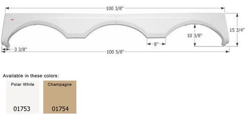 ICON 01754 GULFSTREAM FENDER FS1753