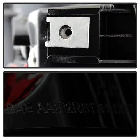 Spyder Automotive 5001764 Tail Light Assembly LED Smoke Lens Chrome Plated Housing