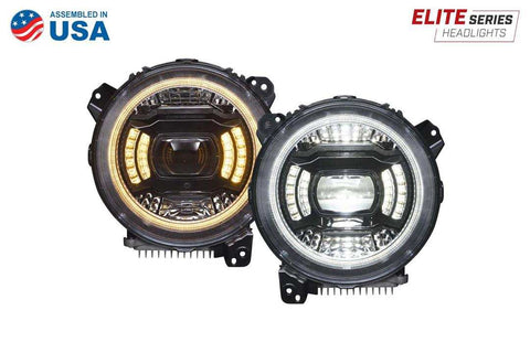 DIODE DYNAMC DD5166 ELITE LED HEADLAMPS FOR 2018+ JEEP