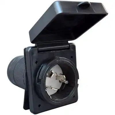 50A INLET  BLACK  CARDED