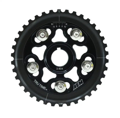 AEM ELECTRON 23-804BK TRUTIME ADJST CAM GEAR BK