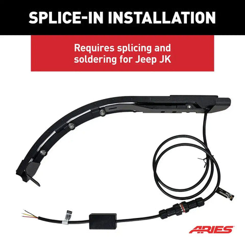 Aries 1500230 Side Marker Light - LED Fender Clear/Amber Lens 6000K LED Ultra Whi