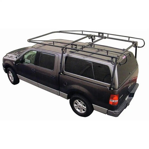 Paramount Automotive 19601 - Full Size Truck Camper Shell Contractors Rack Black
