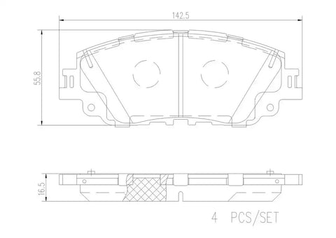 DISC BRAKE PAD SET