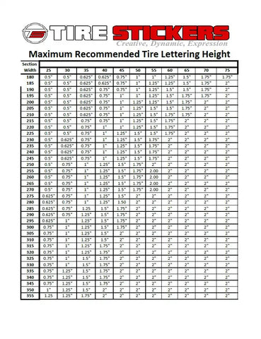 TIRE STICKER 9766020180 LETTER S 4 PACK & FILM