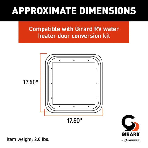 DOOR TRIM RING - BLACK (SMALL DOOR