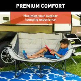 LIPPERT CAMPFIRE FOLDING LOVESEAT