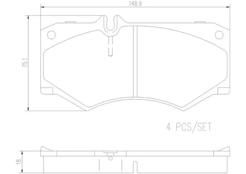 DISC BRAKE PAD SET