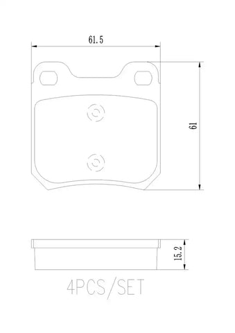 DISC BRAKE PAD SET