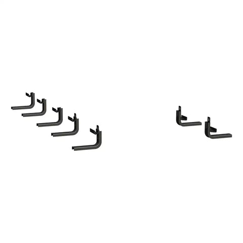 LUVERNE 584100-570744 - O-Mega II 6 x 36", 100 Black Aluminum Side Steps, Select Sprinter 2500, 3500