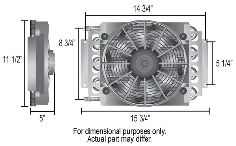 REMOTE TRANS OIL COOLR