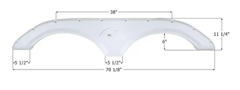 ICON 01772 KEYSTONE FENDER FS1772PW