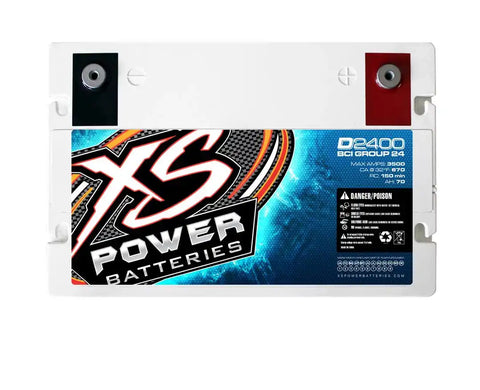 XS BATTERIES D2400 12V BCI GROUP 24 AGM 3500
