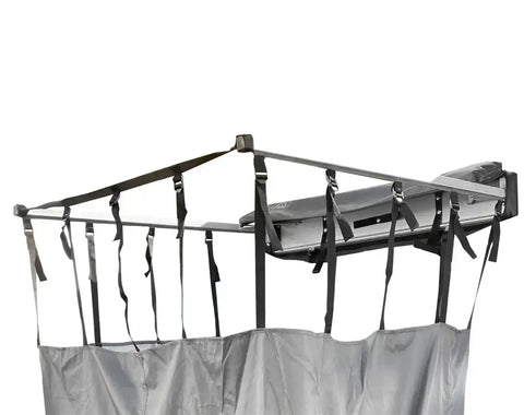 Overland Vehicle Systems 18199909 Camp Privacy Curtain Mounts To Roof Rack Zipper Closure