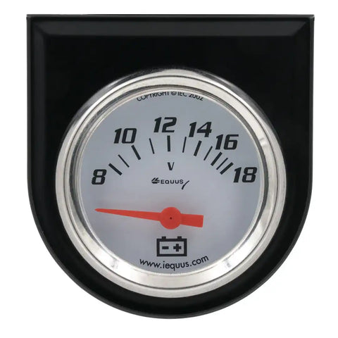 GAUGE CONSOLE  VOLT  2'  18V  WHT D