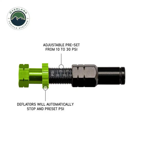 OVERLAND VCL 97-9903 4 PIECE ADJUSTABLE TIRE DEFLATOR (P