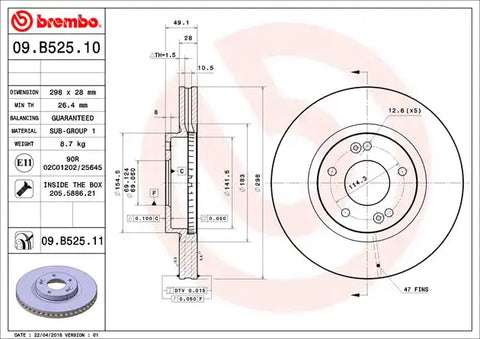 DISC BRAKE ROTOR