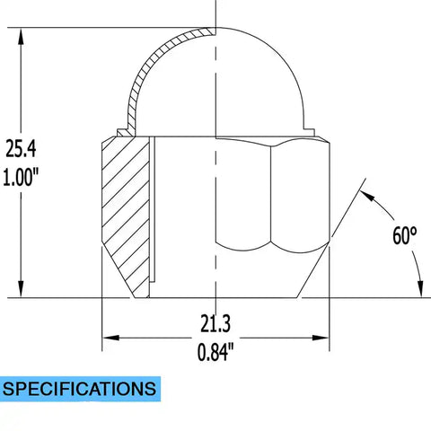 OE LUG-FCTRY LG-M12 1.25 10PC
