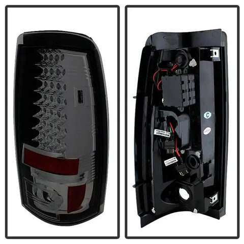 Spyder Automotive 5001764 Tail Light Assembly LED Smoke Lens Chrome Plated Housing