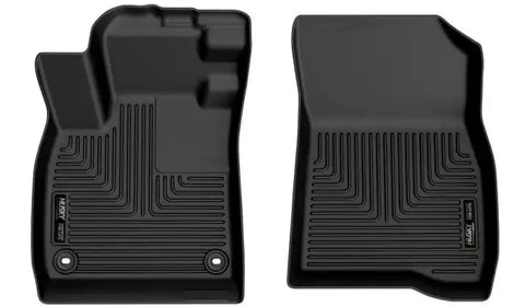 Husky Liner 99421 Floor Liner WeatherBeater Direct Fit Raised Ridge Black TPO (