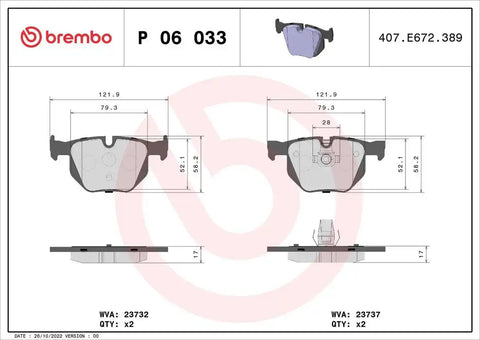 DISC BRAKE PAD SET