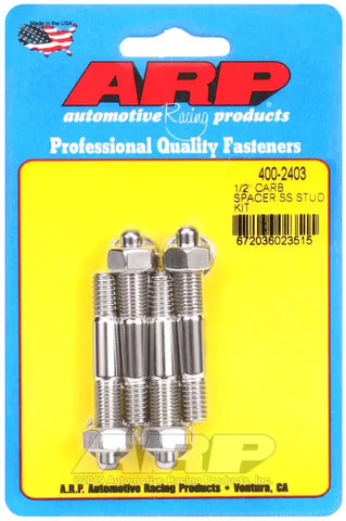 1/2' CARB SPCR SS STUD