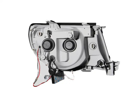 ANZO USA 121282 Headlight Assembly Halogen Bulb Projector Beam With Halo CCFL Bulb