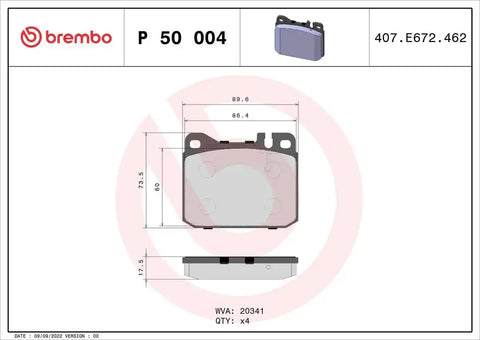 DISC BRAKE PAD SET