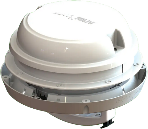 MAXXFAN DOME +6' FAN WHITE W/LED