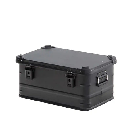 ALUMINUM BOX STORAGE 53QT - BLACK