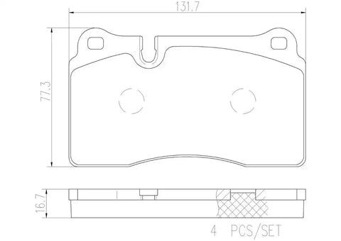 DISC BRAKE PAD SET