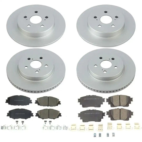 POWERSTOP CRK8362 Z17 COATED BRAKE KIT