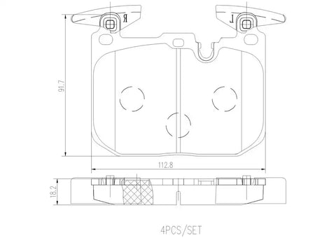DISC BRAKE PAD SET