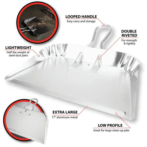 17 IN. ALUMINUM DUSTPAN
