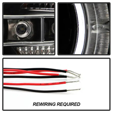 Spyder Automotive 5009494 Headlight Assembly Signature Series Projector Beam With L