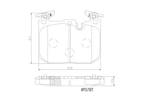 DISC BRAKE PAD SET