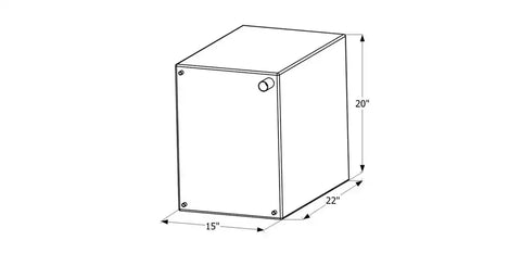 ICON 12737 FRESH WATER TANK  WT2473  22X20X15