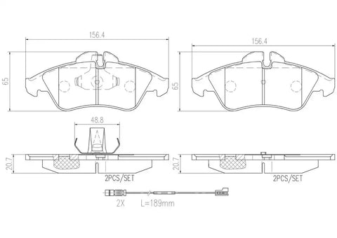 DISC BRAKE PAD SET