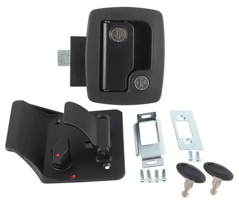 AP Products 013-520 Door Latch Assembly Direct Replacement With One Black Lock/ Two