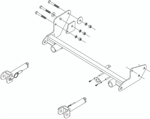 TOW BAR MOUNTING BRACKET KIT